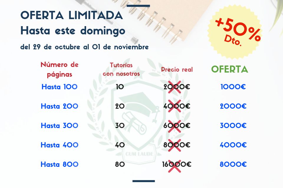 Oferta Soluciona tu Tesis Presupuesto (4) ayuda tesis