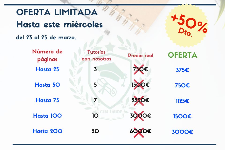 Oferta TFM Presupuesto (17) trabajo fin de m谩ster tfm